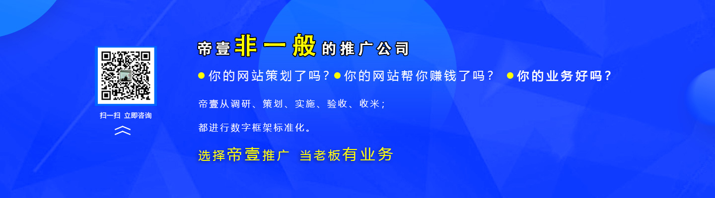 重慶帝一網(wǎng)絡(luò)營銷推廣公司簡介