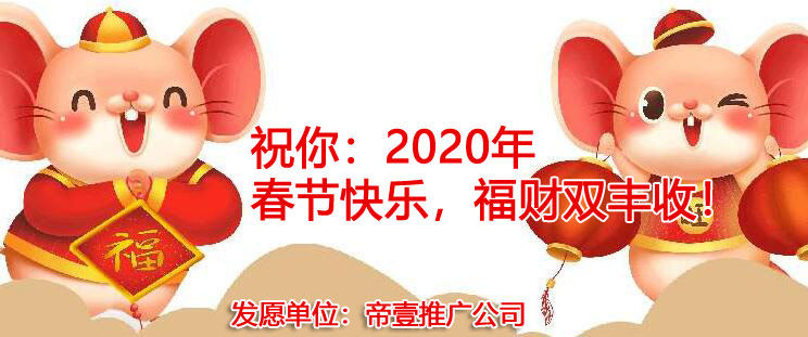 帝壹網(wǎng)絡(luò)2020年《春節(jié)假期》通知