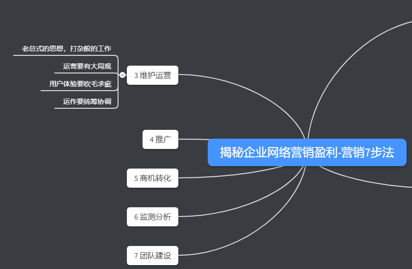 七步營銷-網(wǎng)站運營與維護